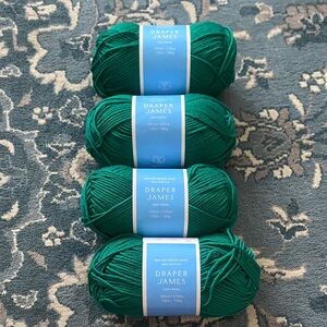 Draper James JoAnns Emerald green yarn